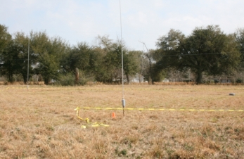 Close up of 1 Antenna of 4 square 