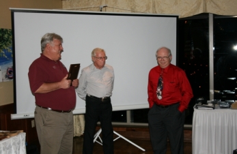 K5DL Cecil presented Member of the Year 