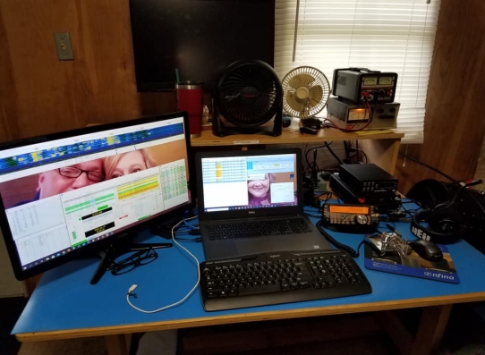 Danny, NF4J, brought his portable station to K5GDX